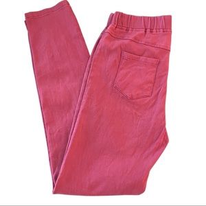 Umgee Rose Pink Stretch Leggings L